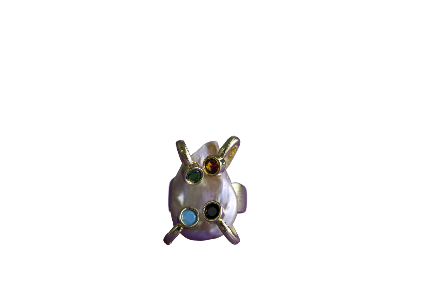 N.N.0 - "Baroque Majesty" Pearl Ring