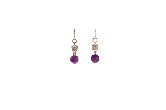 Elegant Amethyst – Amethyst Drop Earrings