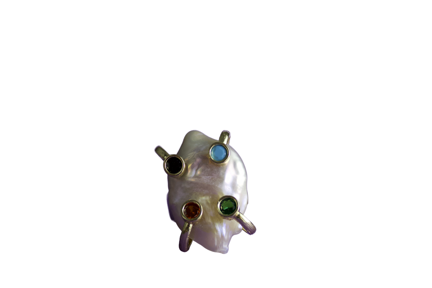 N.N.0 - "Baroque Majesty" Pearl Ring