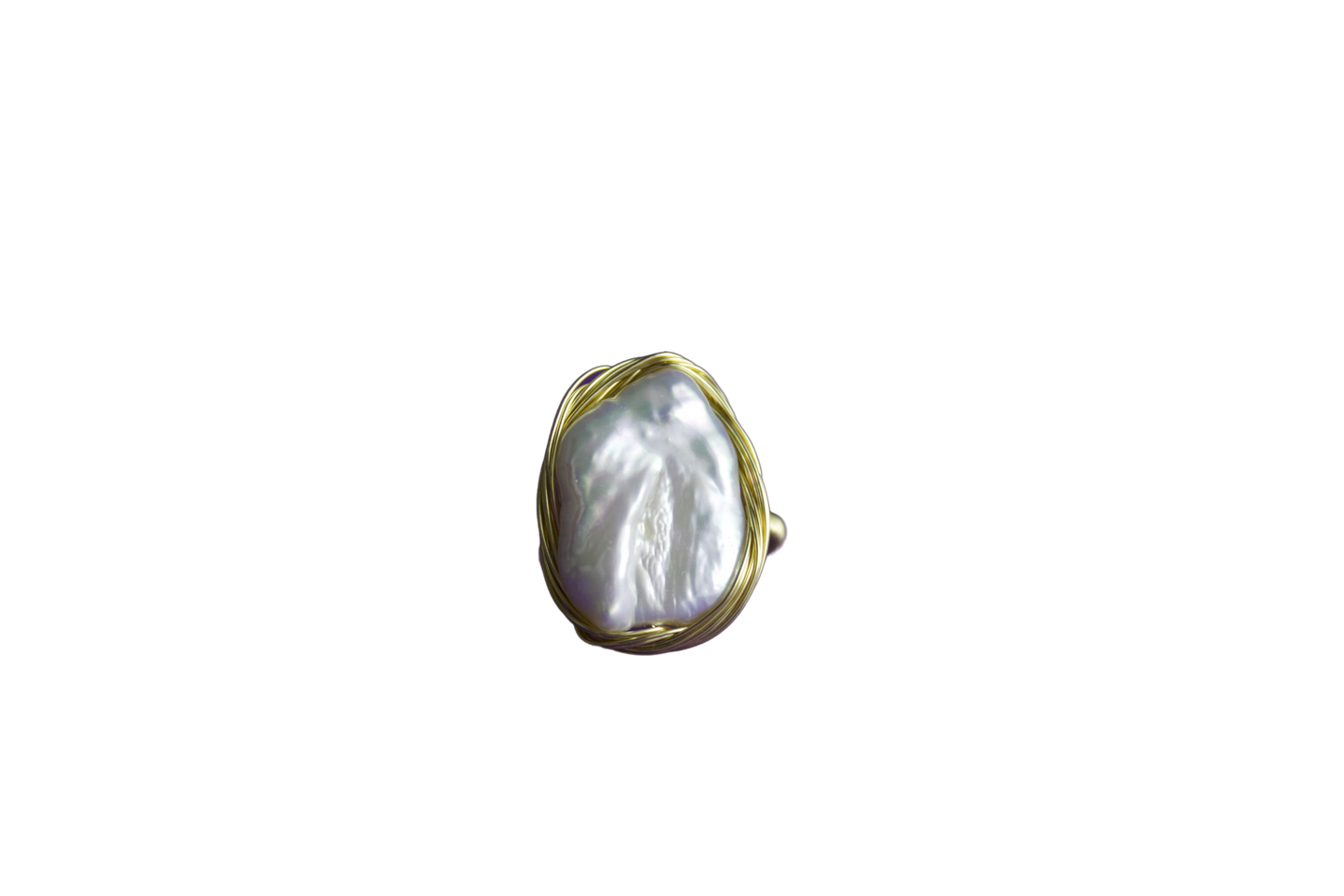 N. N. 0 Series - "Baroque Embrace" Pearl Ring