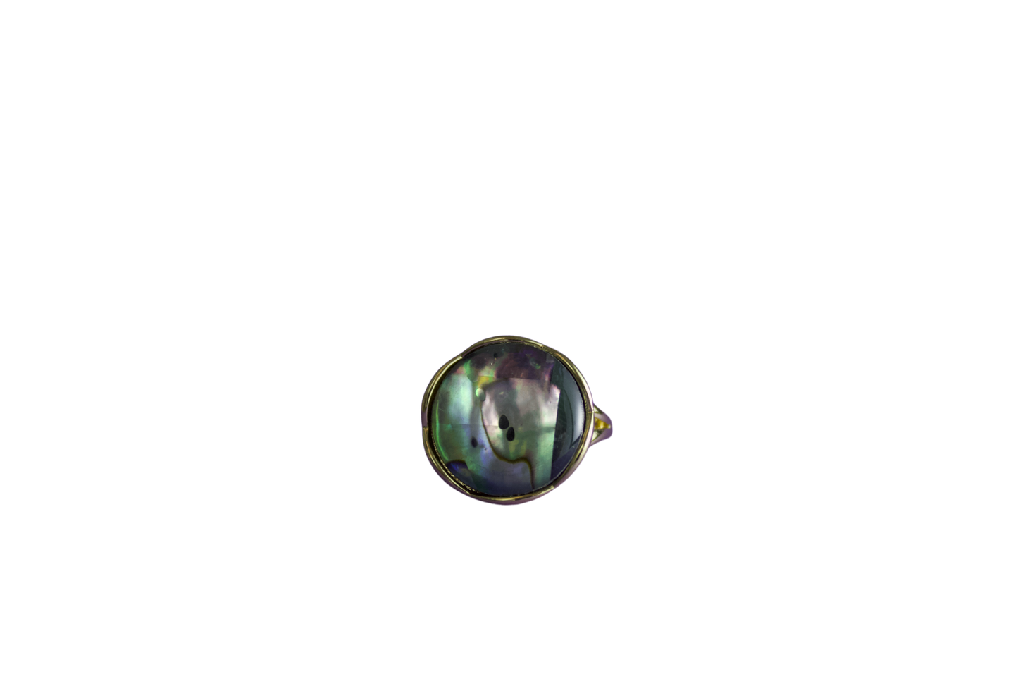 N.N.0 - "Iridescent Dream" Abalone Ring