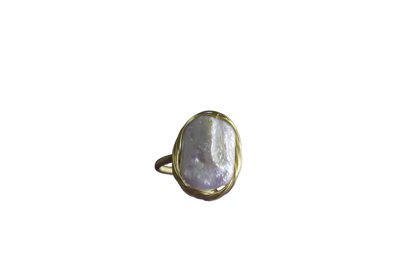 N. N. 0 Series - "Baroque Embrace" Pearl Ring