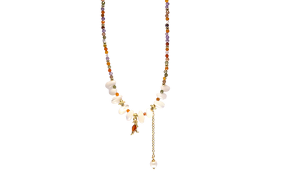Yingyu – Multicolor Zircon & Pearl Necklace