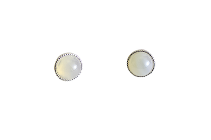 Yue – Agate Stud Earrings