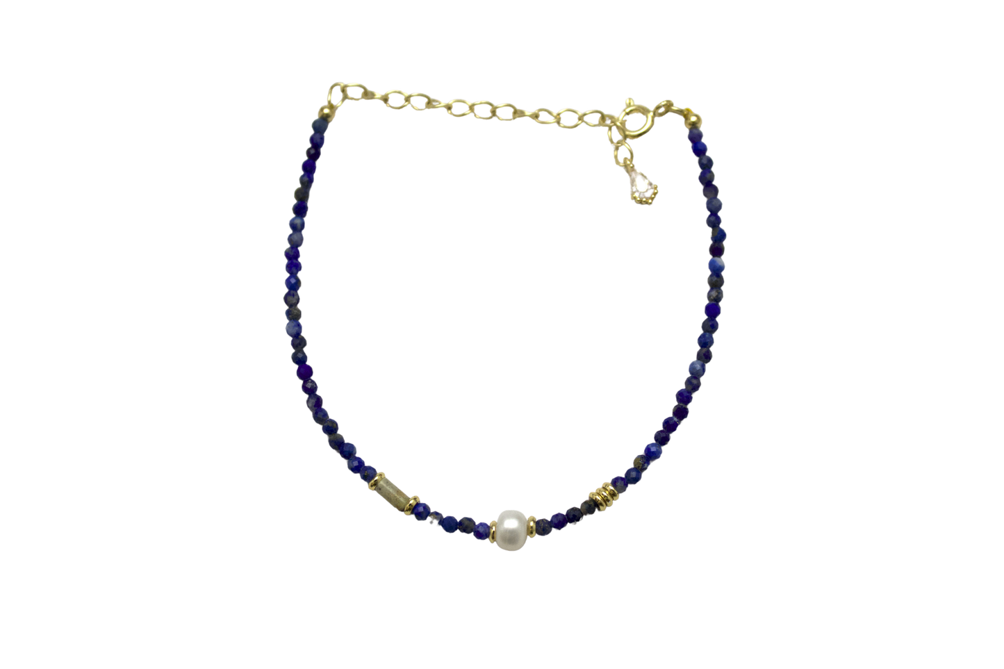 Shenyue – Lapis Lazuli & Pearl Bracelet