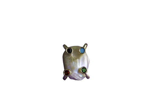 N.N.0 - "Baroque Majesty" Pearl Ring