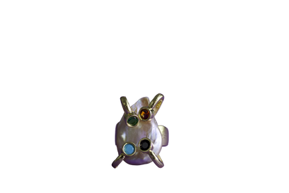 N.N.0 - "Baroque Majesty" Pearl Ring