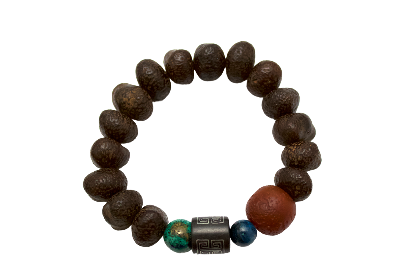 Hongmeng – Bodhi Seed & Agate Beaded Bracelet