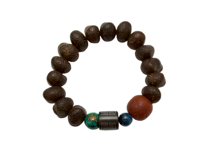 Hongmeng – Bodhi Seed & Agate Beaded Bracelet