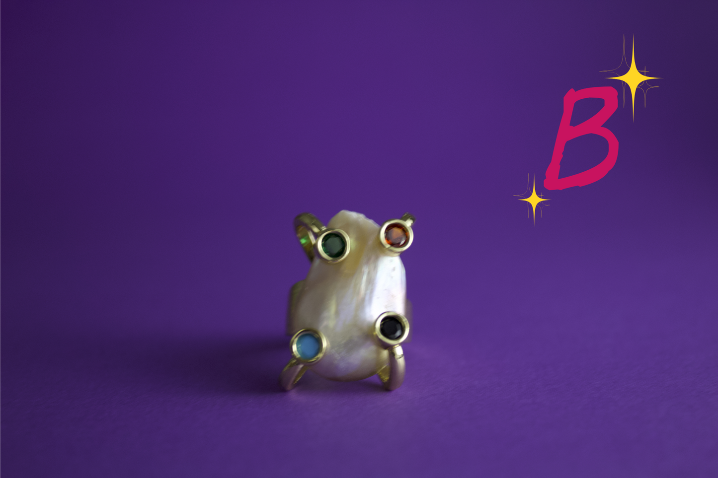 N.N.0 - "Baroque Majesty" Pearl Ring