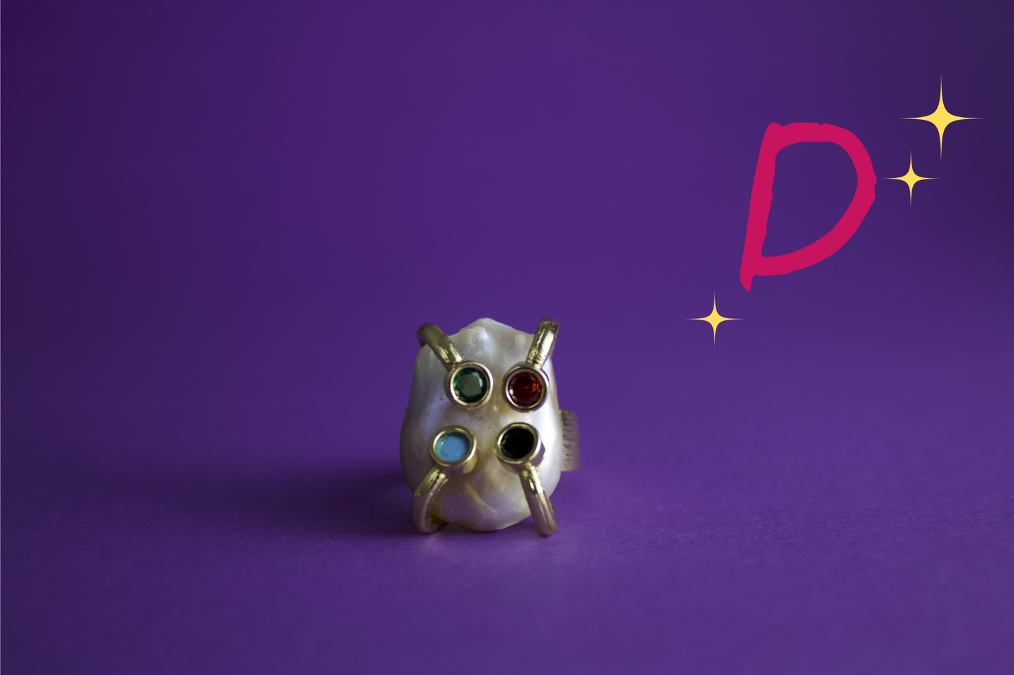 N.N.0 - "Baroque Majesty" Pearl Ring