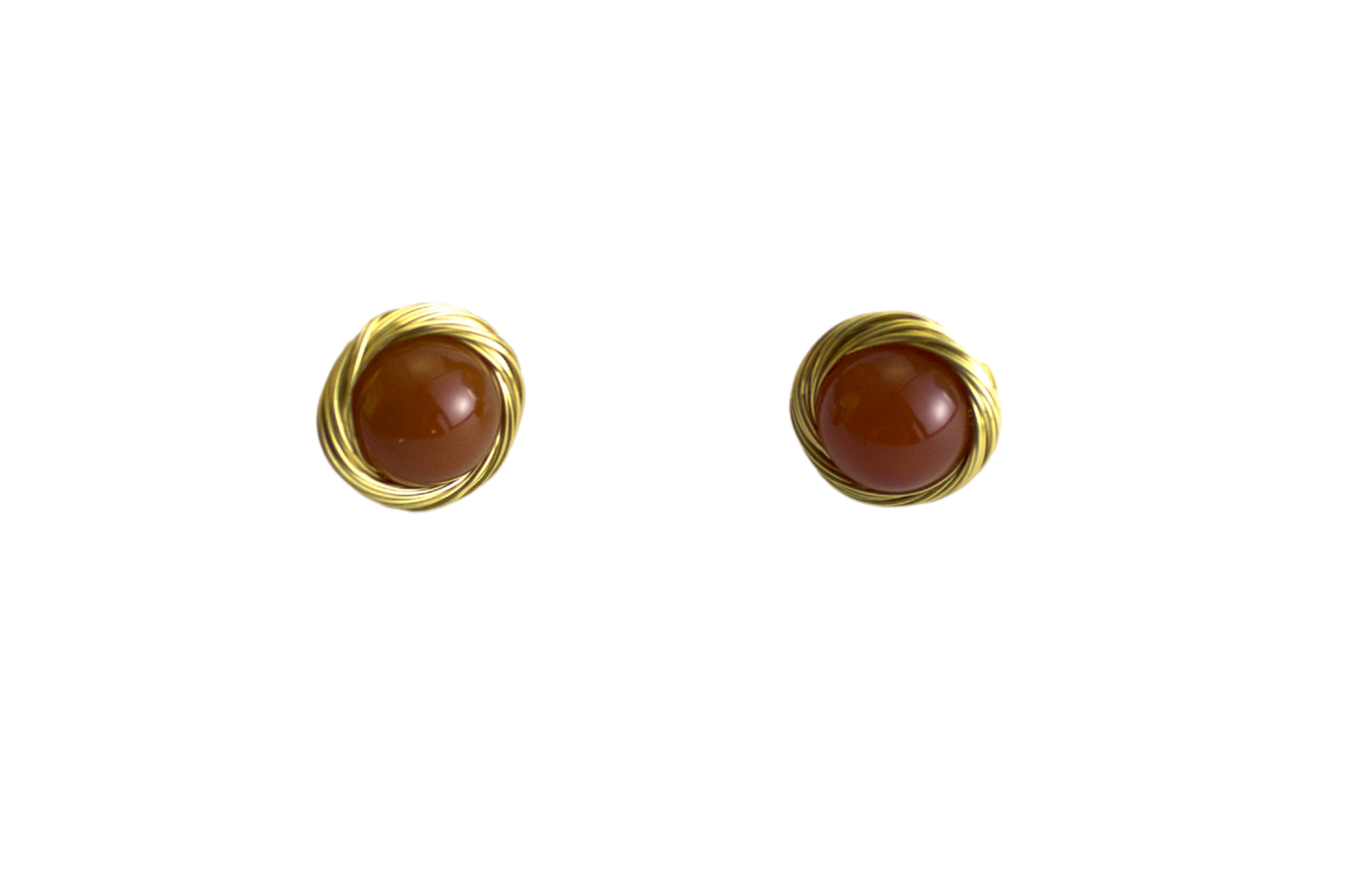 Serenity – Agate Stud Earrings