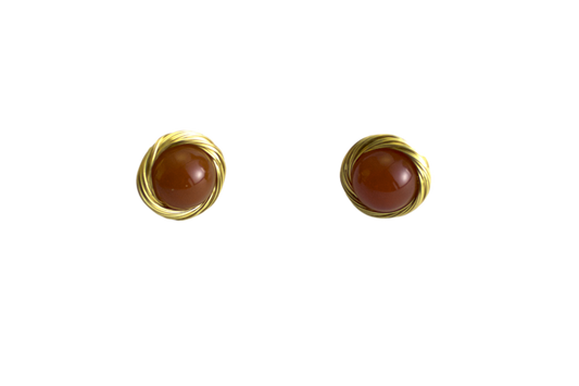 Serenity – Agate Stud Earrings