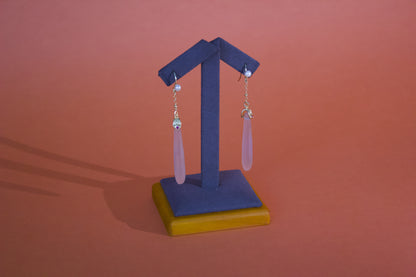 "Wuyu" Agate Drop Earrings