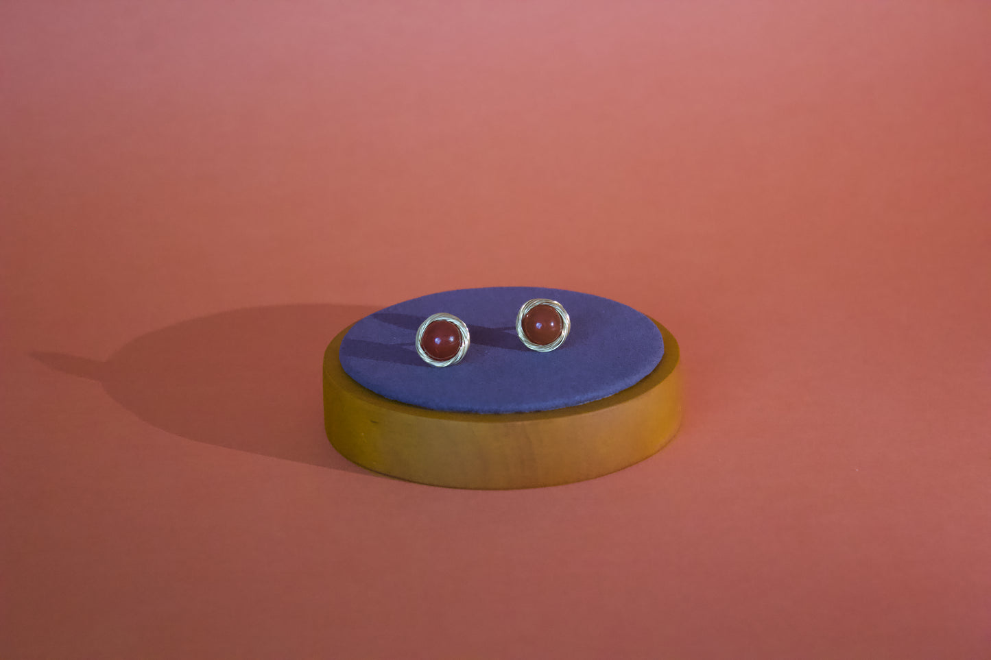 Serenity – Agate Stud Earrings