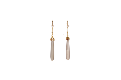 "Wuyu" Agate Drop Earrings