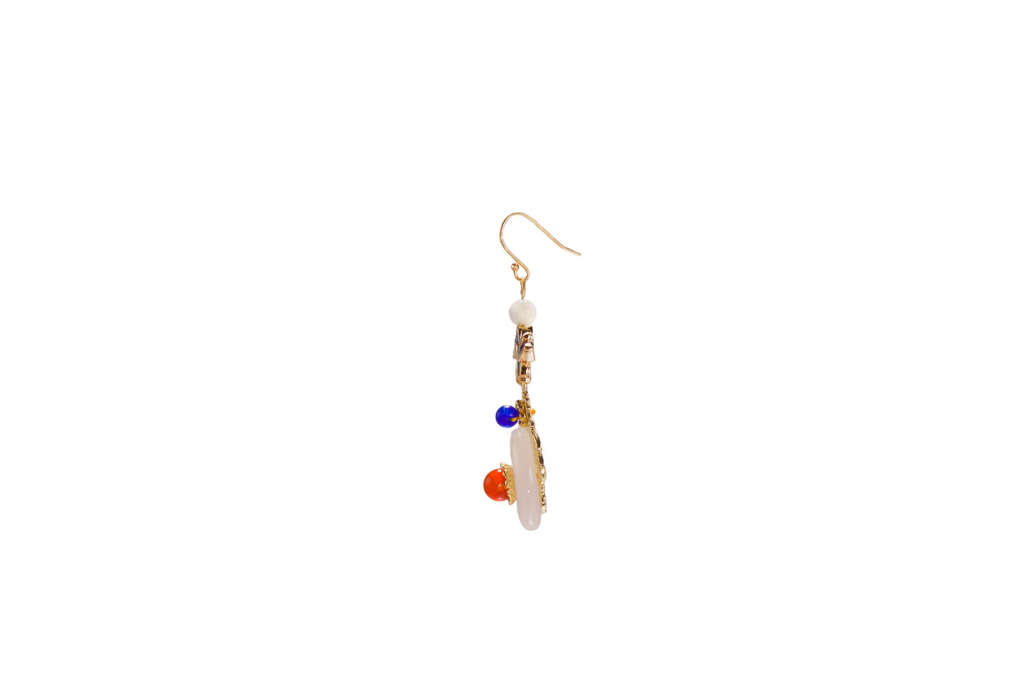 Lotus Grace · Agate Earrings