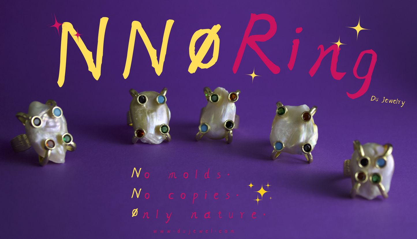 N.N.0 - "Baroque Majesty" Pearl Ring