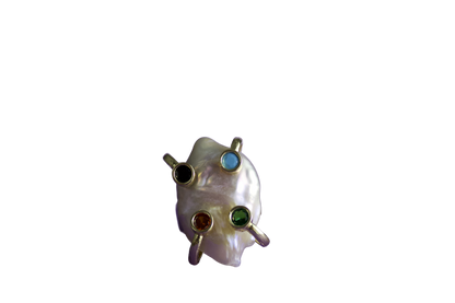 N.N.0 - "Baroque Majesty" Pearl Ring