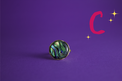 N.N.0 - "Iridescent Dream" Abalone Ring