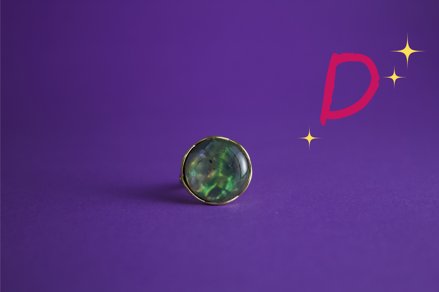 N.N.0 - "Iridescent Dream" Abalone Ring